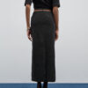 Wardrobe Black Shimmer Detailed High-Rise Skirt - Image 3