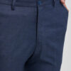 Formals Navy Carrot-Fit Mid-Rise Trousers - Image 2